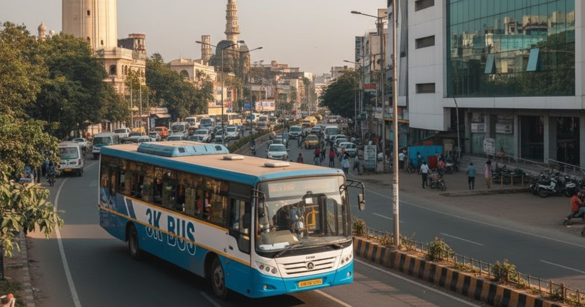 3K Bus Route & Timings – Kushaiguda to Afzalgunj