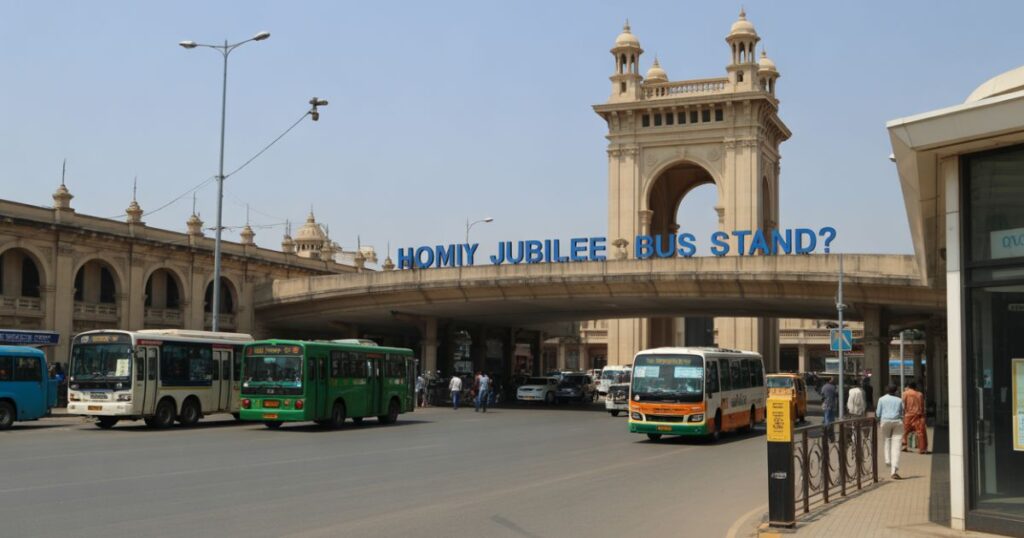 How to reach the Jubilee Bus Stand?