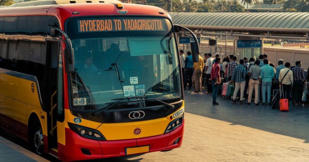 Hyderabad to Yadagirigutta Bus Timings, Distance & Ticket Price