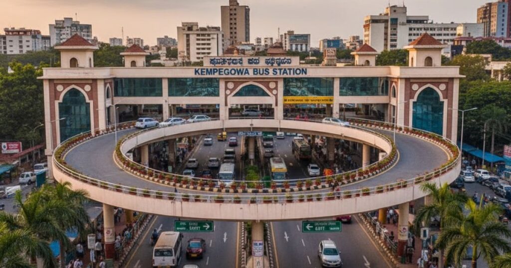 Kempegowda Bus Stand Bangalore Entry and Exit way