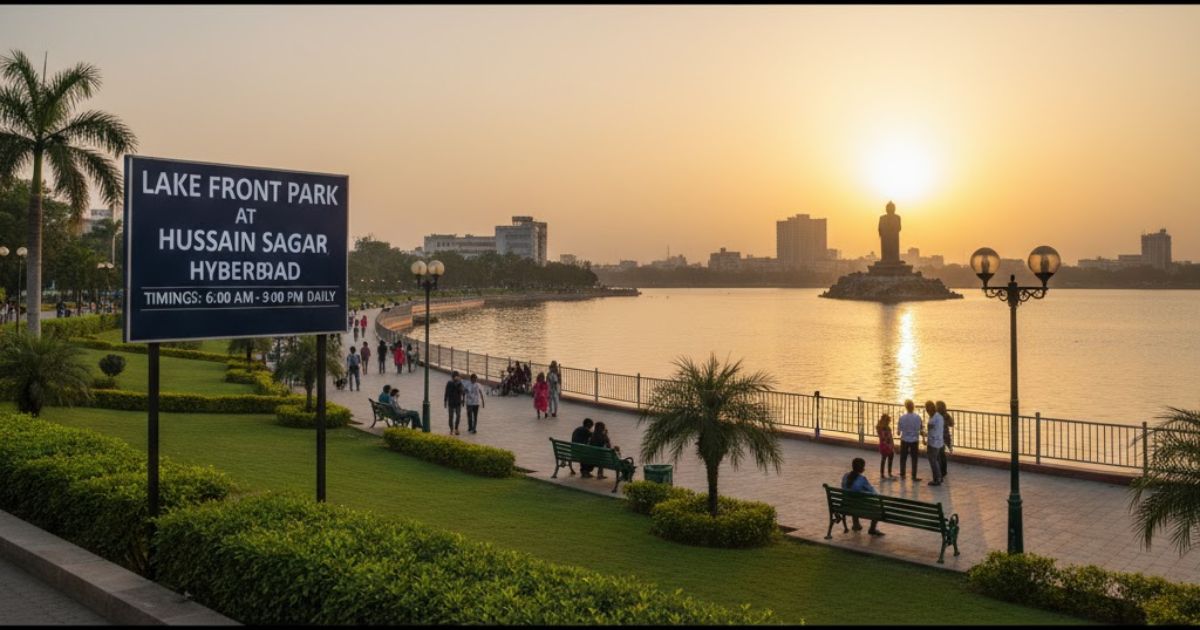 Lake Front Park at Hussain Sagar in Hyderabad – Timings